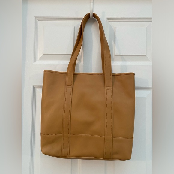 Coach Tan Leather Tote Bag - Picture 7 of 9